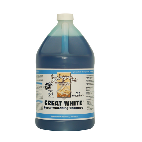 Envirogroom Great White Color Enhancing Shampoo 1 Gallon