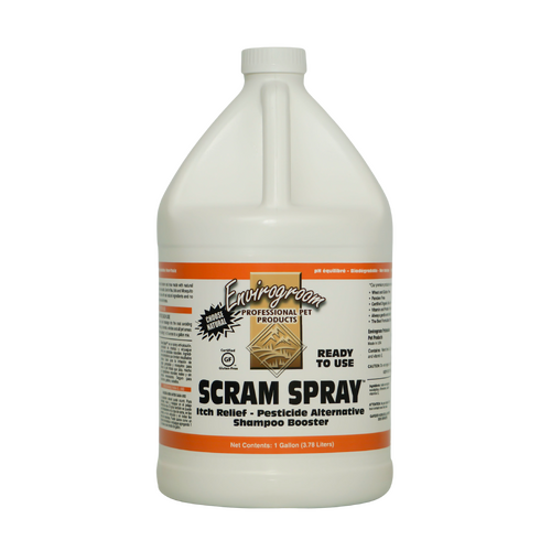 Envirogroom Scram Spray Itch Relief Pesticide Alternative 1 Gallon