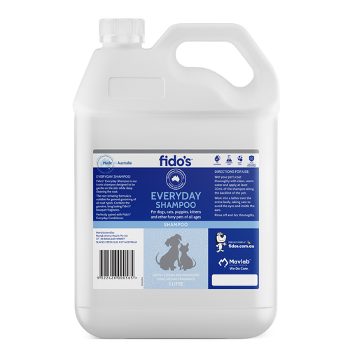 Fido's Everyday Shampoo for Dogs and Cats 5L
