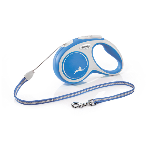 Flexi Comfort Cord For Dogs Retractable Lead Blue Small 5m