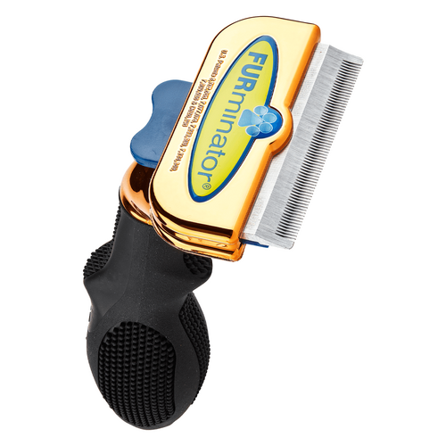 Furminator deShedding Tool - Medium Dog Short Hair Metalic [Rose Gold]