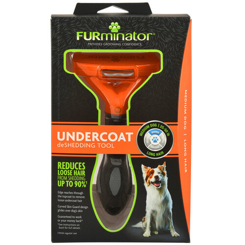 Furminator Undercoat deShedding Tool - Medium Dog Long Hair