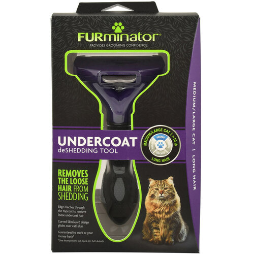 Furminator Undercoat deShedding Tool - Medium Cat Long Hair