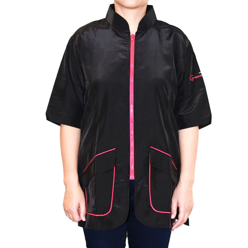 Groomtech Verona Grooming Jacket - Pink [Size: Small]