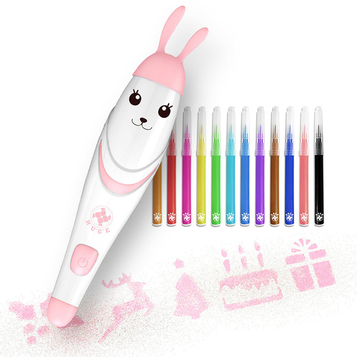 Groomtech Rechargeable Creative Blow Pen Kit (5 clours only)[Pink]