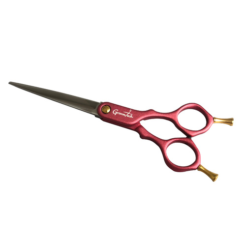 Groomtech Asian Fusion Grooming Shear Straight 6“ [Red]