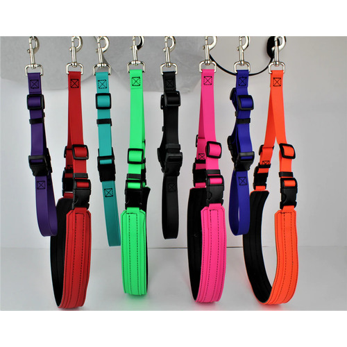 GroomTech Biothane Belly Strap Set [Colour: Amethyst]