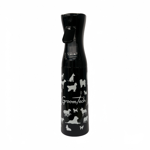 Groomtech Continuous Fine Mist Spray Bottle 300ml [Colour: Black]