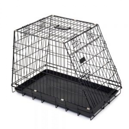 small sloping dog crate