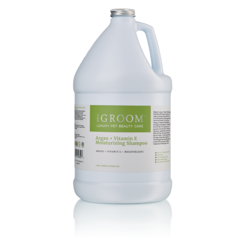 iGroom Argan + Vitamin E Moisturizing Shampoo 1 Gallon (3.8L)