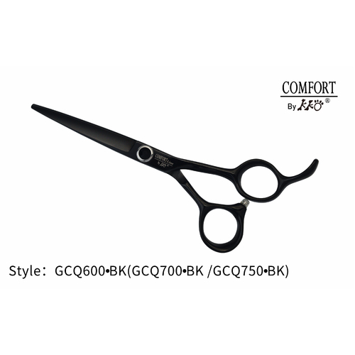 KKO Comfort Line Scissors Straight 6" [Black]