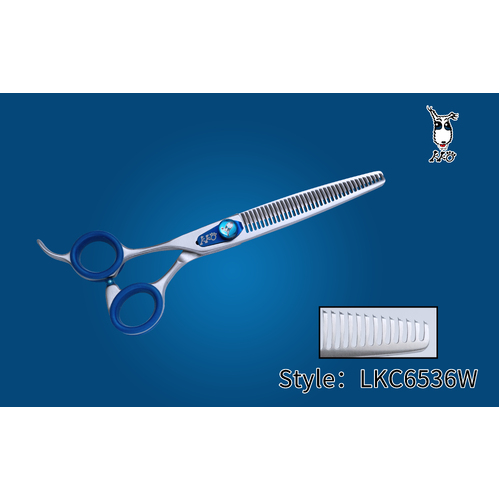 KKO Japanese Scissors Thinner with 36 W Teeth 6.5" - Lefty