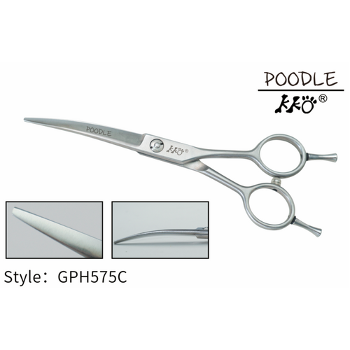 KKO Poodle Scissors Curved 5.75"