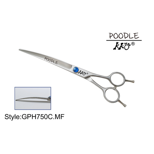 KKO Poodle Scissors Curved 7.5" [Matt]