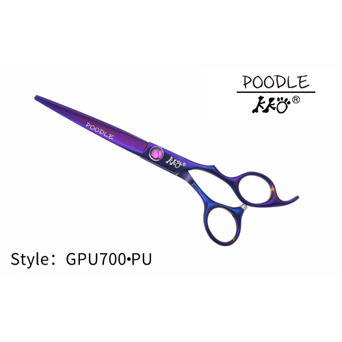 KKO Poodle Scissors Straight 7" [Purple]