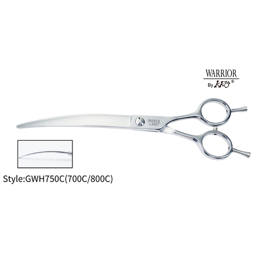 KKO Warrior Scissors Curved 7.5"