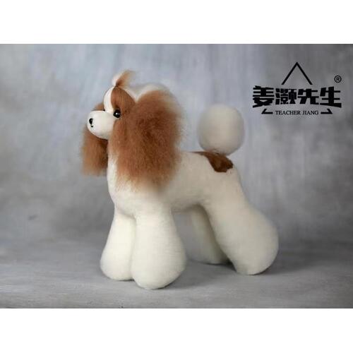 Mr. Jiang Teddy Bear Full Body Coat / Model Dog [Brown and White Mix]