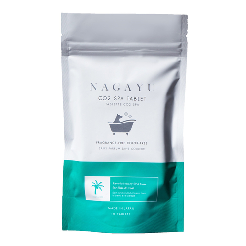 Nagayu CO2 Pet Bathing Tablet 10 pcs with Coconut Oil