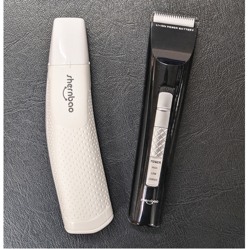 Shernbao Combo PGT410 Pet Trimmer + PNG007 Nail Grinder
