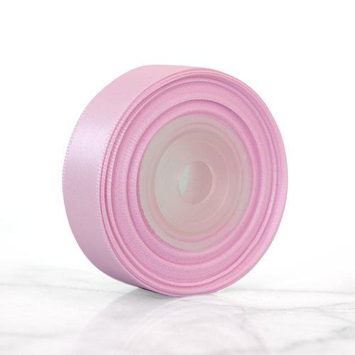 Solid Colour Satin Ribbon Double Sided 15mm Width [Colour: Baby Pink]