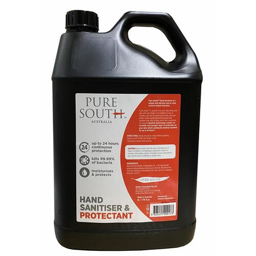 Pure South Hand Sanitiser & Protectant Disinfectant 5L