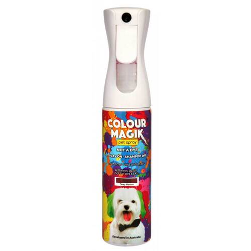 Colour Magik Pet Spray - Deep Maroon