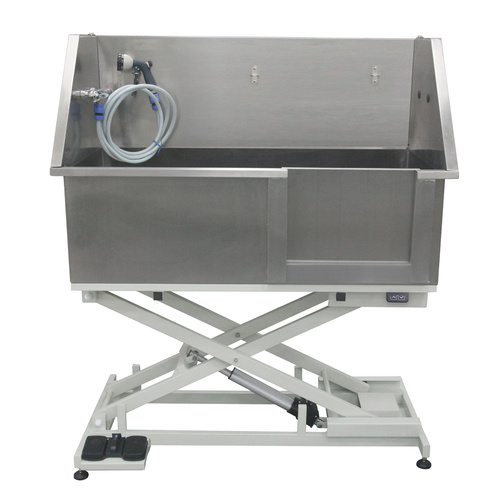 Shernbao Stainless Steel Electric Lifting Bath Tub (Sliding Door)
