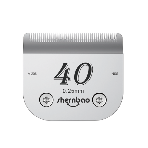 Shernbao A5 SS-Ceramic Clipper Blade Size 40, 0.25mm