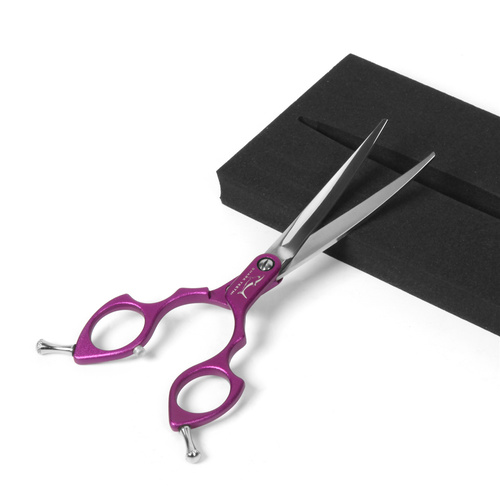 Shark Teeth Asian Fusion Shear Curved 6.25" [Purple]