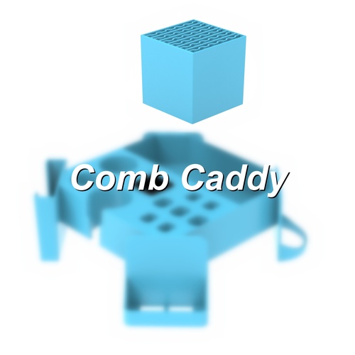 Shernbao Comb Storage Caddy for TS002 - Blue