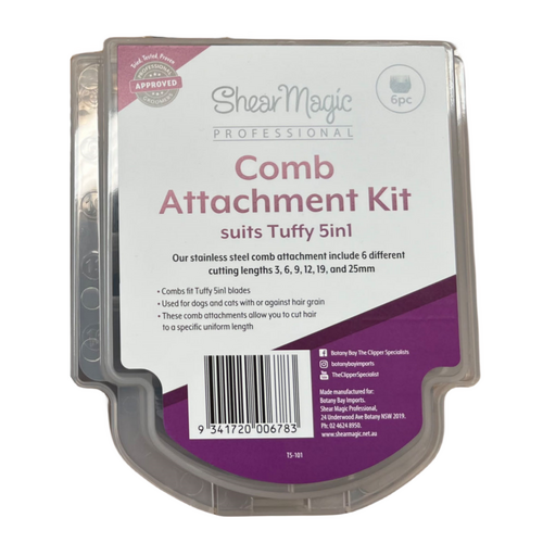 Shear Magic Comb Attachment 6pc suits Tuffy 5 in 1 Trimmer