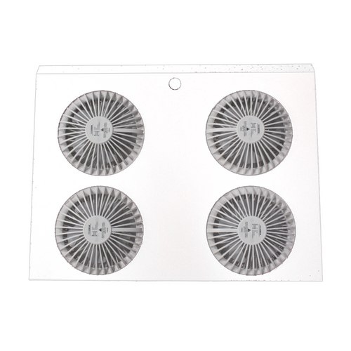 SolidPet Rigid Aircraft Cage Fan Box Size 4 [Colour: White]