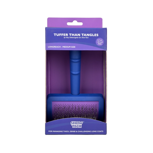 Show Tech Tuffer Than Tangles LongReach Slicker Brush - Medium
