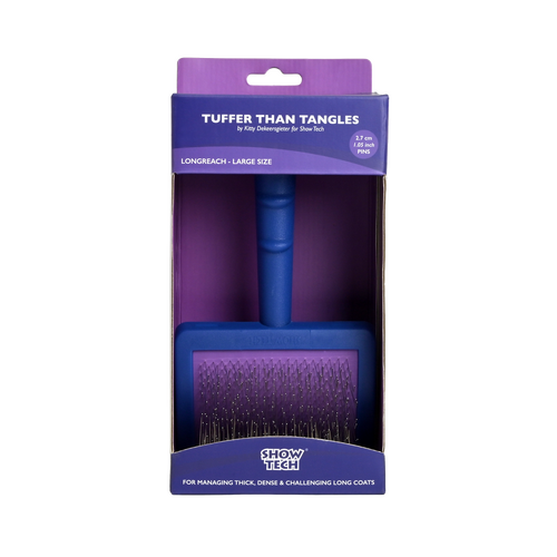 Show Tech Tuffer Than Tangles LongReach Slicker Brush - Large