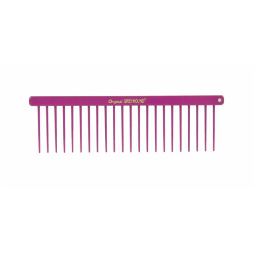 Show Tech Greyhound Coarse Comb 11cm - Fuschia 