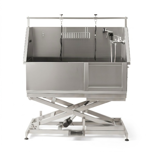 Aeolus All-In-One Electric Lifting Bath Tub (Sliding Door) with S/S Base