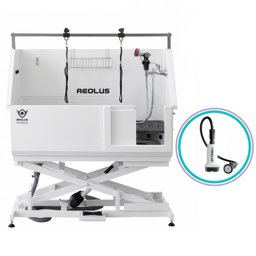 Aeolus GroomJet SmartBath System with Booster Pump - White