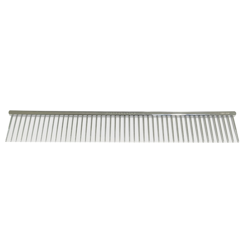 KissGrooming Ultra Premium Brass Comb in Chrome 24.5cm
