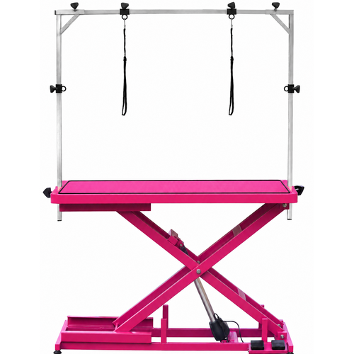 Aeolus Low-Low Electric Lifting Table - Magenta