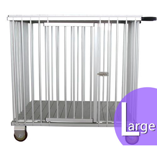Aeolus 1-Berth Show Trolley with 6" Rubber Wheels - Large [Purple]