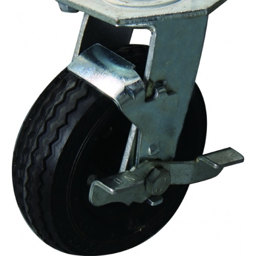 6" Rubber Wheels for Show Trolley Set of 4
