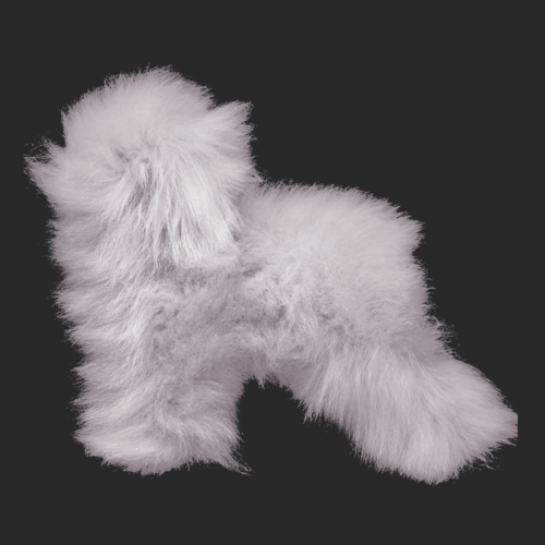 Kissgrooming Teddy Bear Coat For Model Dog Mannequin [Grey]