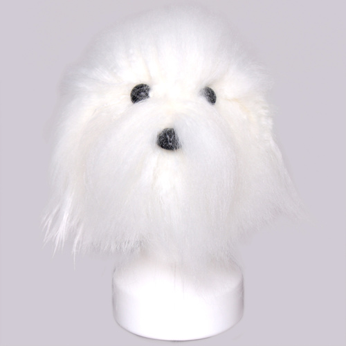 Kissgrooming Head Hair for Teddy Bear and Bichon Model Dog [White]