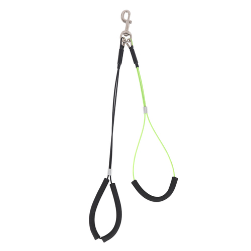 Aeolus Grooming Noose Steel Rope Double SR03 - Black and Green