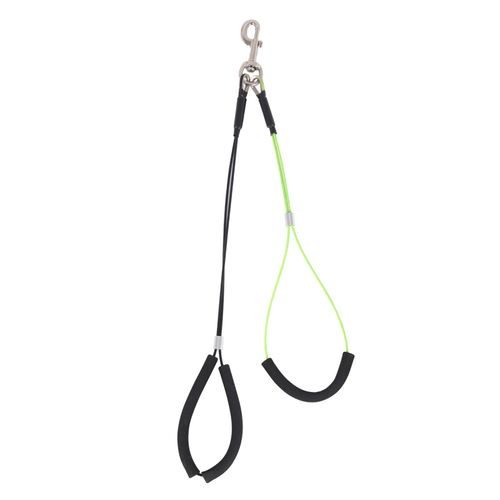 Aeolus Steel Rope / Grooming Harness (Black/Green)