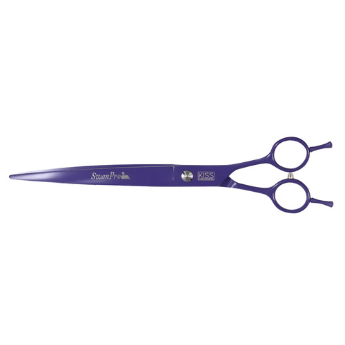 Swan Stainless Scissors - Curved 8.5" [Purple]