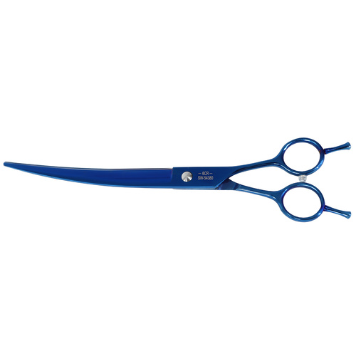 Swan Stainless Scissors - Curved 8" [Blue]