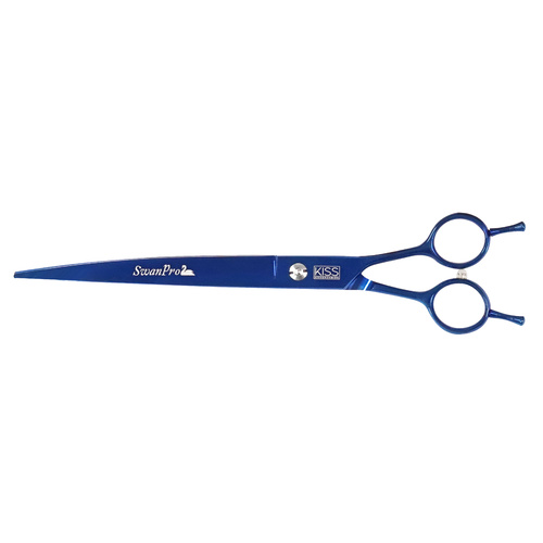 Swan Stainless Scissors - Curved 8.5" [Blue]