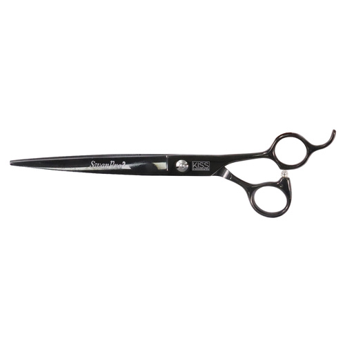 Swan Stainless Scissors - Straight 8.0" [Black]