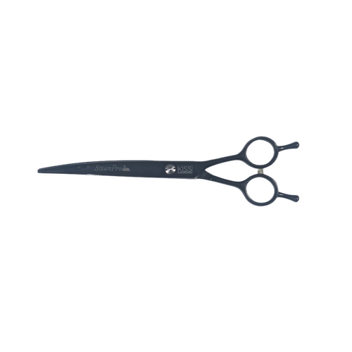 Swan Stainless Scissors - Curved 7.5" [Black]